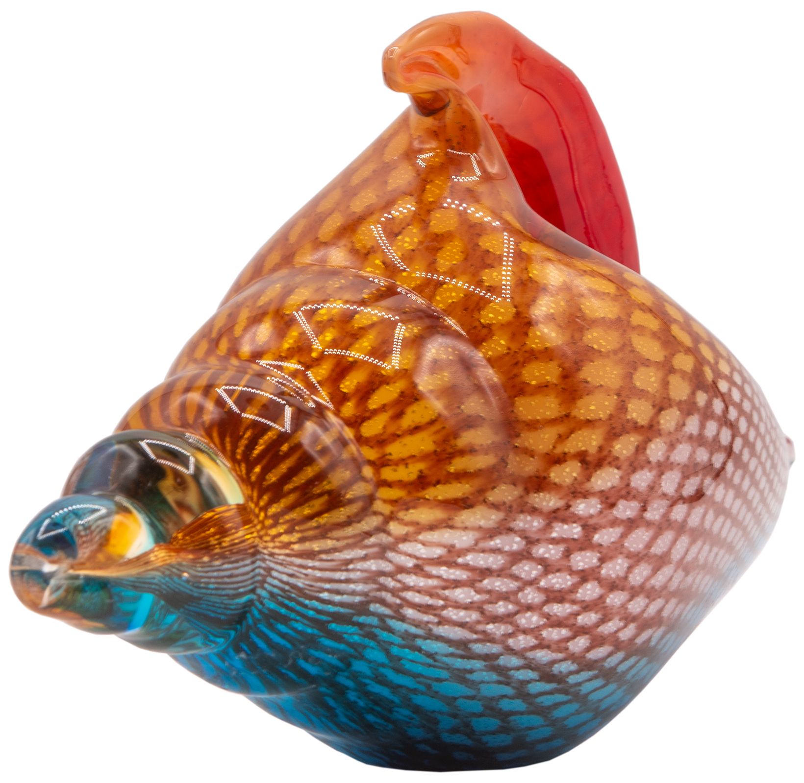 Image 4 Dale Tiffany 6.25" Tall Oceanside Seashell Handcrafted Art Glass Figurine more views