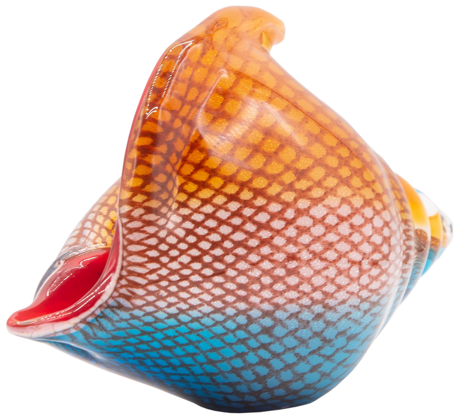 Image 6 Dale Tiffany 6.25" Tall Oceanside Seashell Handcrafted Art Glass Figurine more views