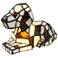 Dale Tiffany 6.25" Tall Spotted Dog Tiffany Accent Lamp