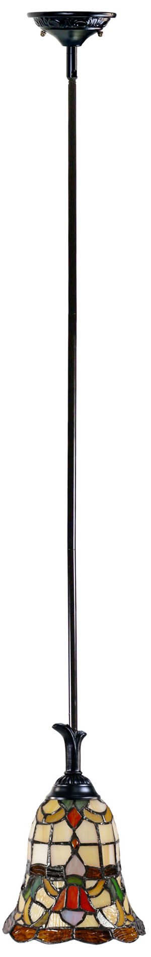 Image 4 Dale Tiffany 6.5" Wide Freeport Tiffany Mini Pendant more views