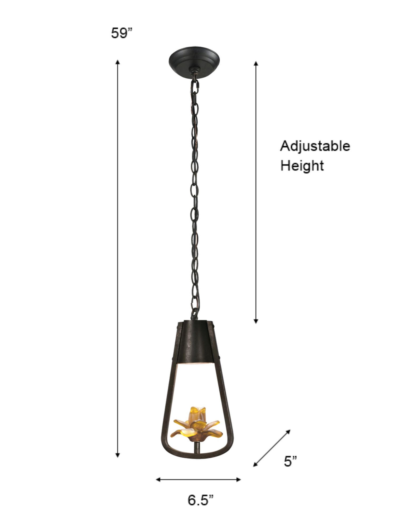 Image 4 Dale Tiffany 6.5" Wide Sheba Art Glass Mini Pendant more views