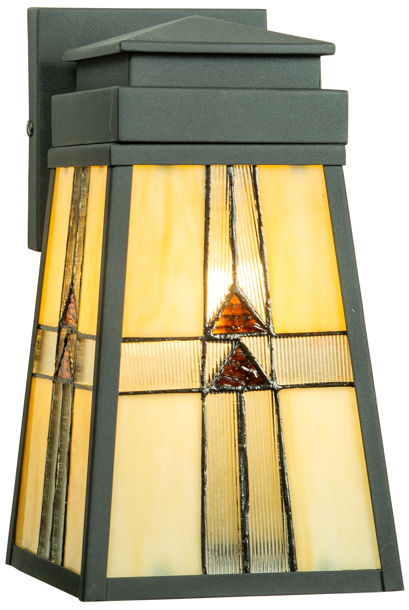 Image 6 Dale Tiffany 6" Wide Barkley Mission Tiffany Wall Sconce more views