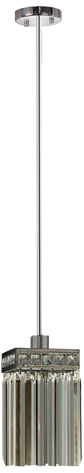 Image 2 Dale Tiffany 6" Wide Bradford Crystal Pendant