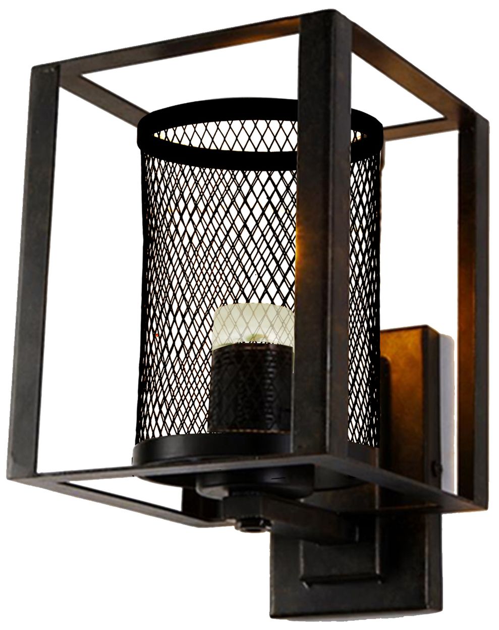 Image 2 Dale Tiffany 6" Wide Dixon Wall Sconce with Built-in LED Bulb