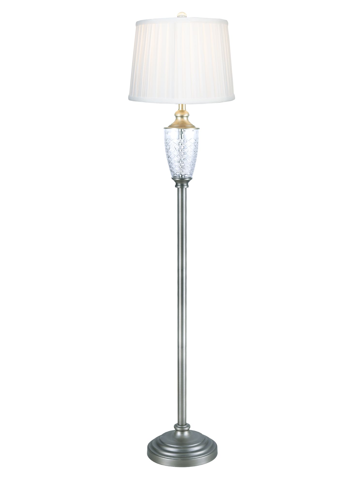 Image 2 Dale Tiffany 60" Tall Castle Mountains 24% Lead Crystal Floor Lamp more views