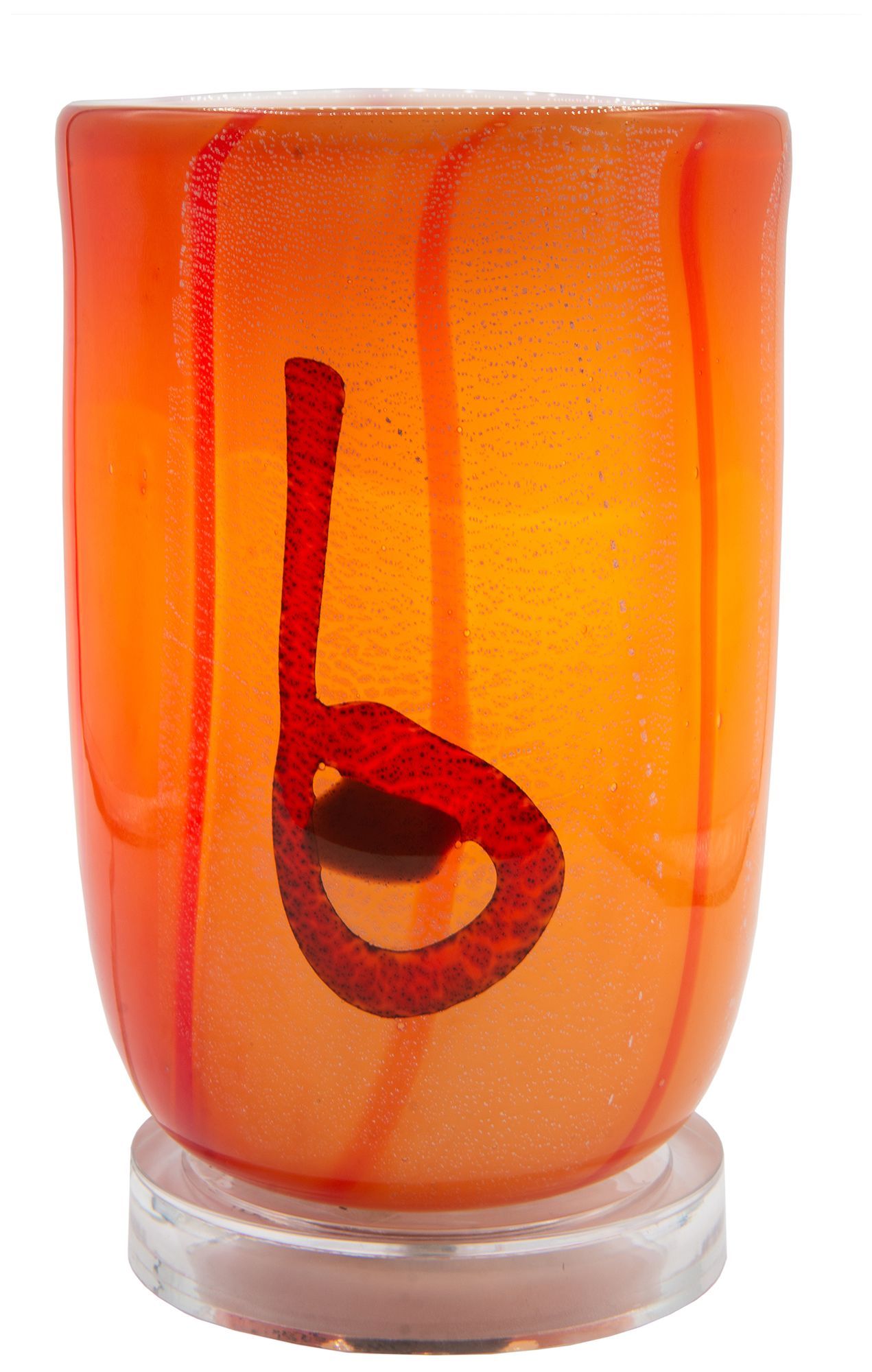 Image 4 Dale Tiffany 7.75" Tall Viscossia Hand Blown Art Glass Accent Lamp more views