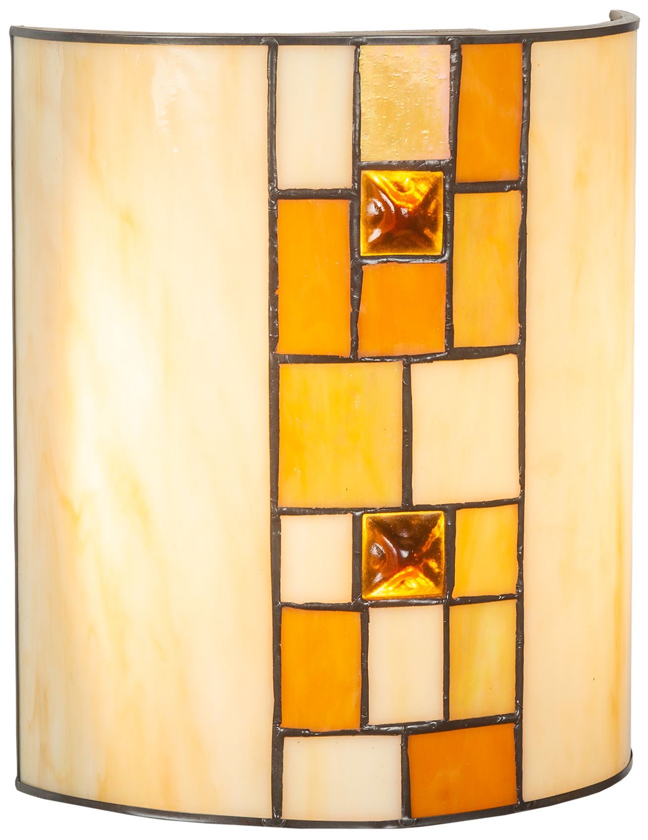 Image 3 Dale Tiffany 7.75" Wide Sunrisa Vertical Integrated LED Tiffany Wall Sconce more views