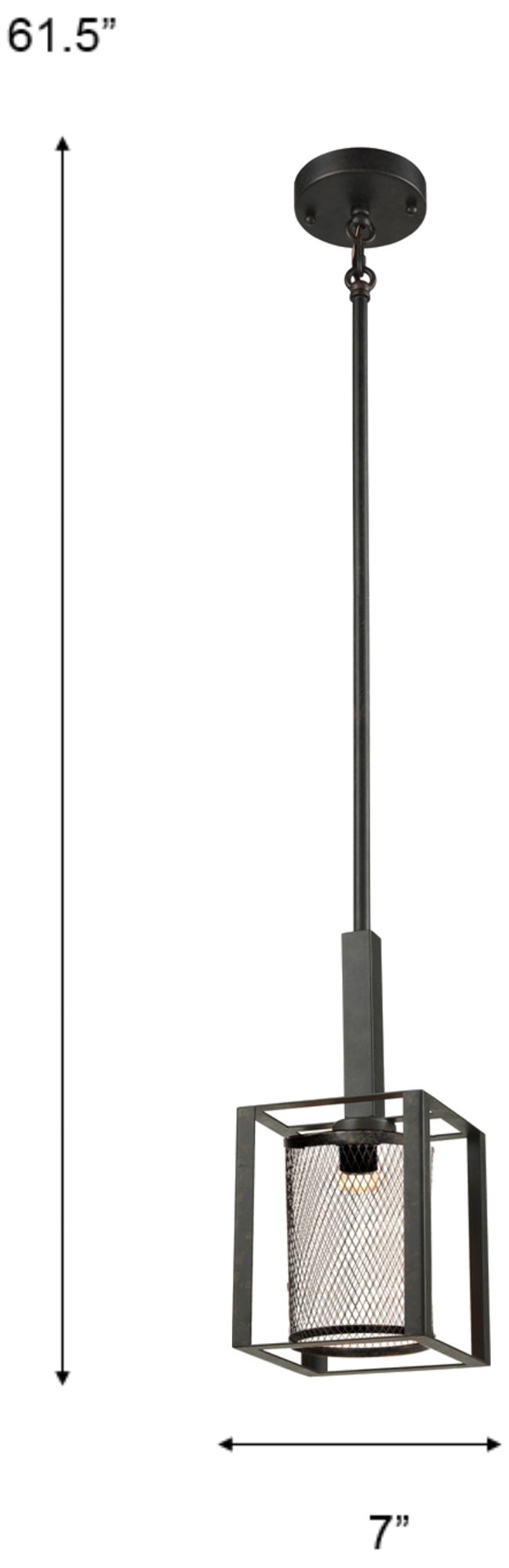 Image 3 Dale Tiffany 7" Wide Dixon LED Vintage Mini Pendant more views