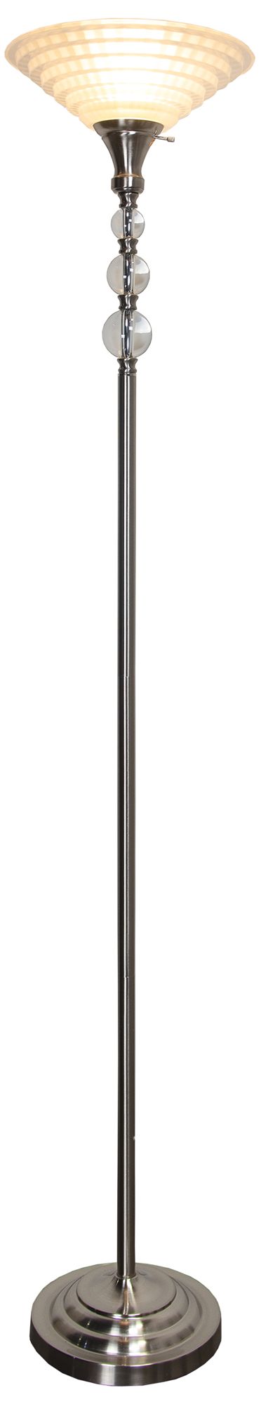 Image 2 Dale Tiffany 72" Tall Alaris Orb Art Glass Floor Lamp more views