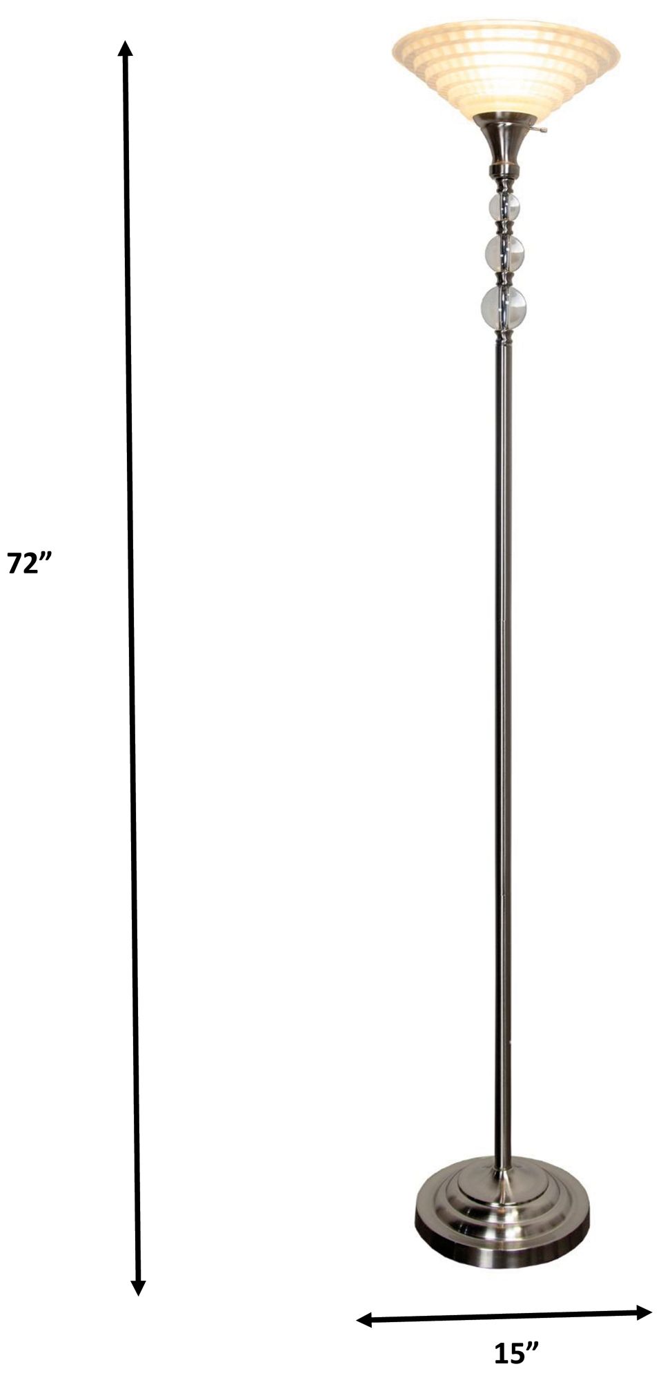 Image 4 Dale Tiffany 72" Tall Alaris Orb Art Glass Floor Lamp more views