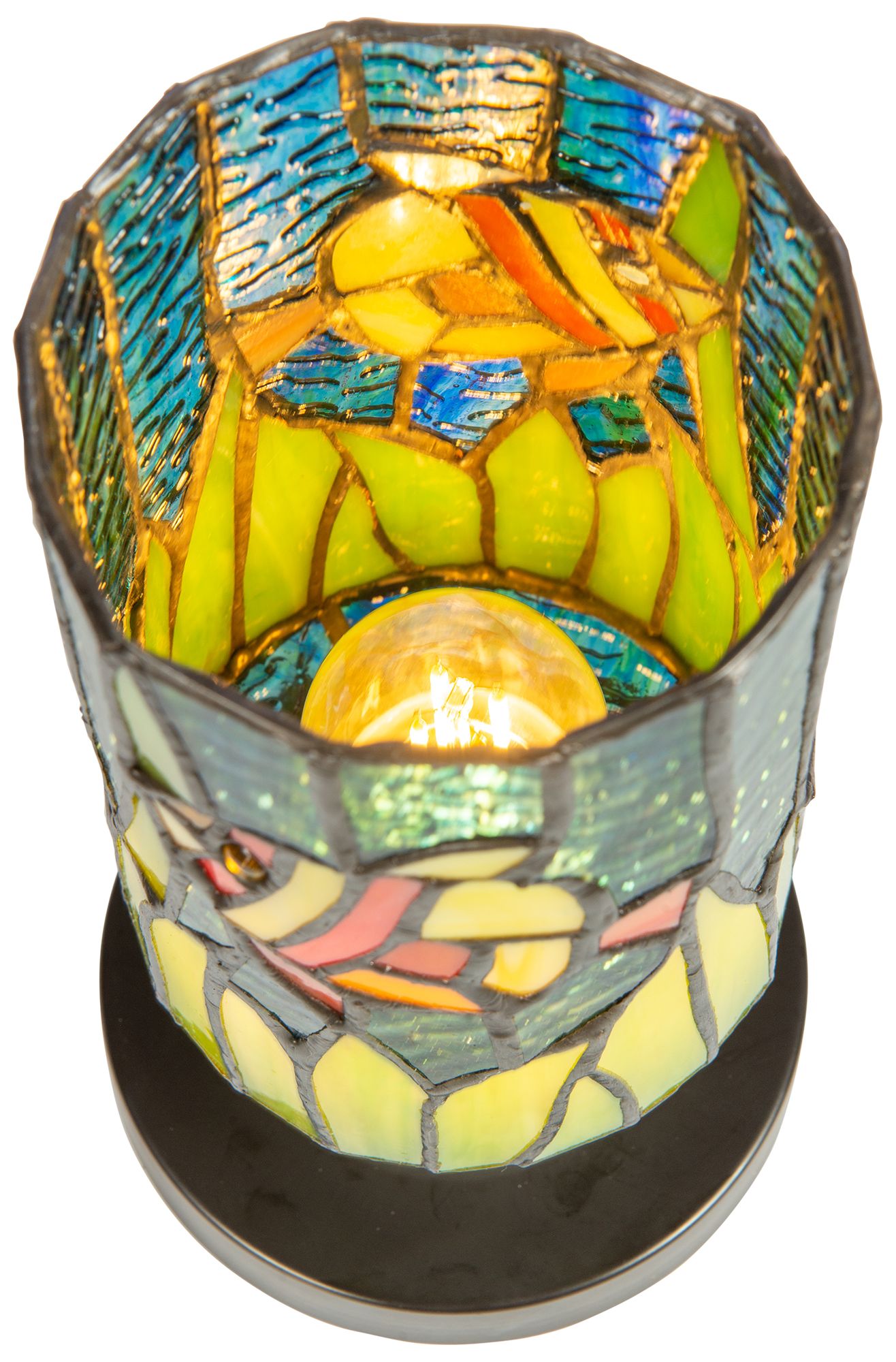 Image 6 Dale Tiffany 8.5" Tall Angelfish Cordless Rechargeable Tiffany Accent more views