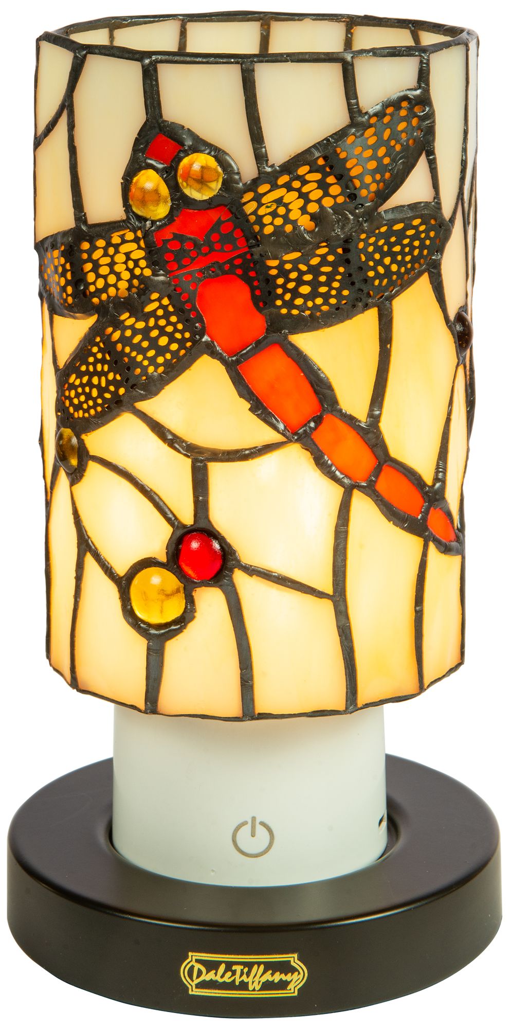 Image 2 Dale Tiffany 8.5" Tall Damselfly Cordless Rechargeable Tiffany Accent