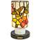 Dale Tiffany 8.5" Tall Hummingbird Cordless Rechargeable Tiffany Lamp
