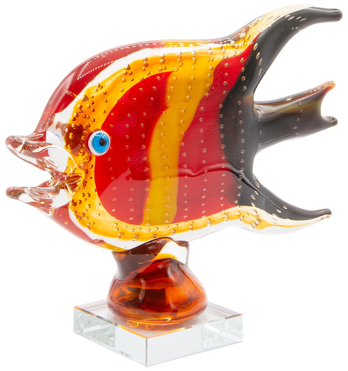 Image 2 Dale Tiffany 8.75" Tall Bora Fish Handcrafted Art Glass Figurine