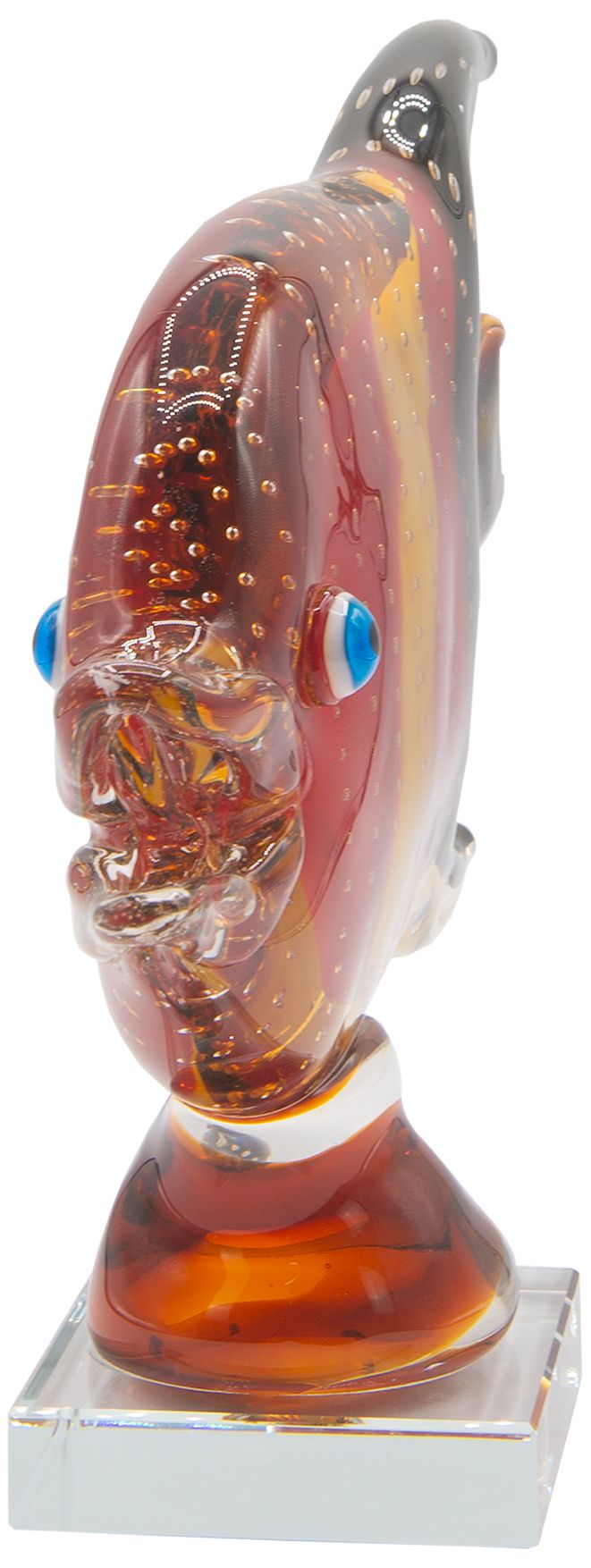 Image 5 Dale Tiffany 8.75" Tall Bora Fish Handcrafted Art Glass Figurine more views