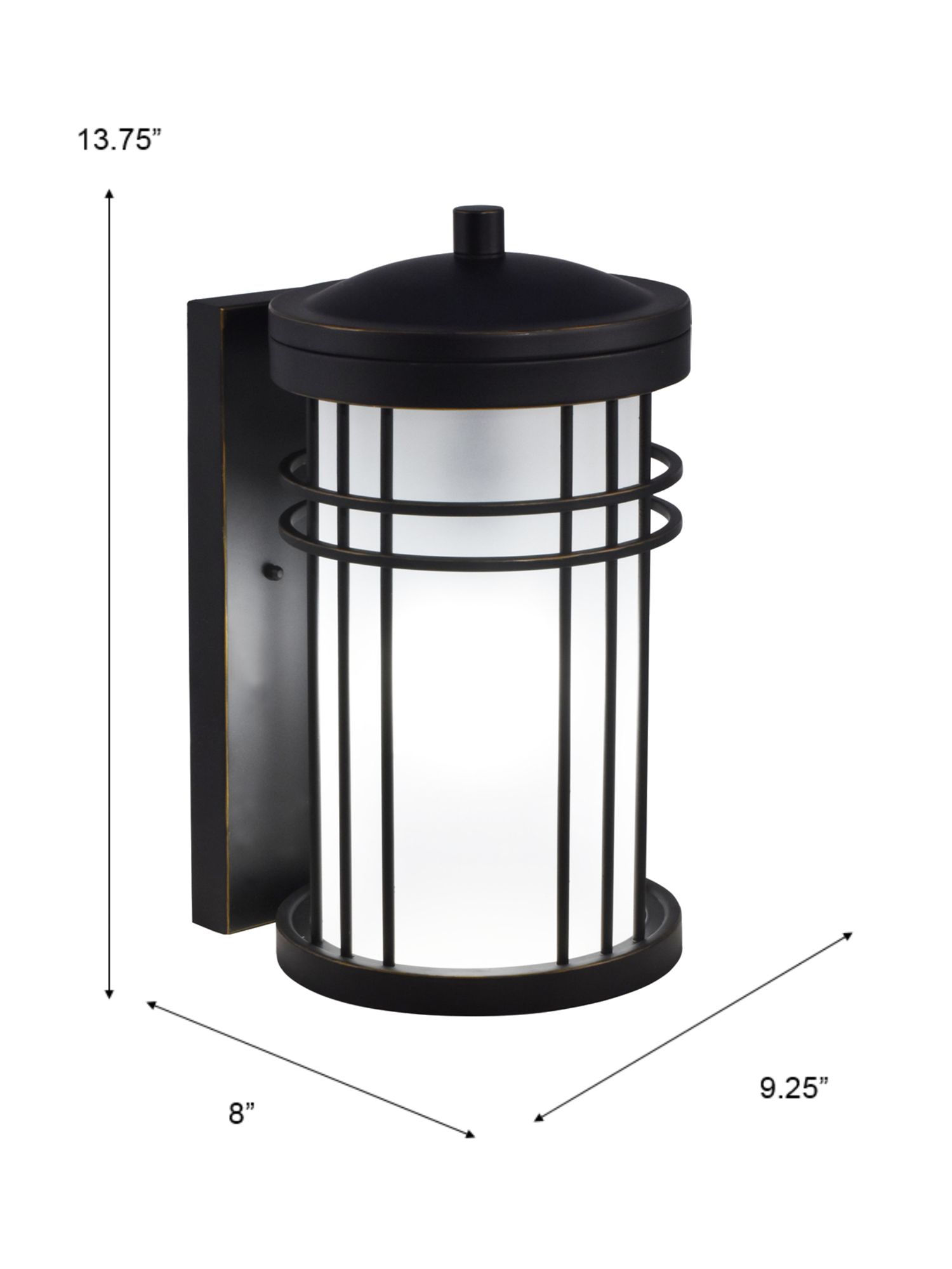 Image 3 Dale Tiffany 8" Wide Clarion Outdoor Wall Sconce more views