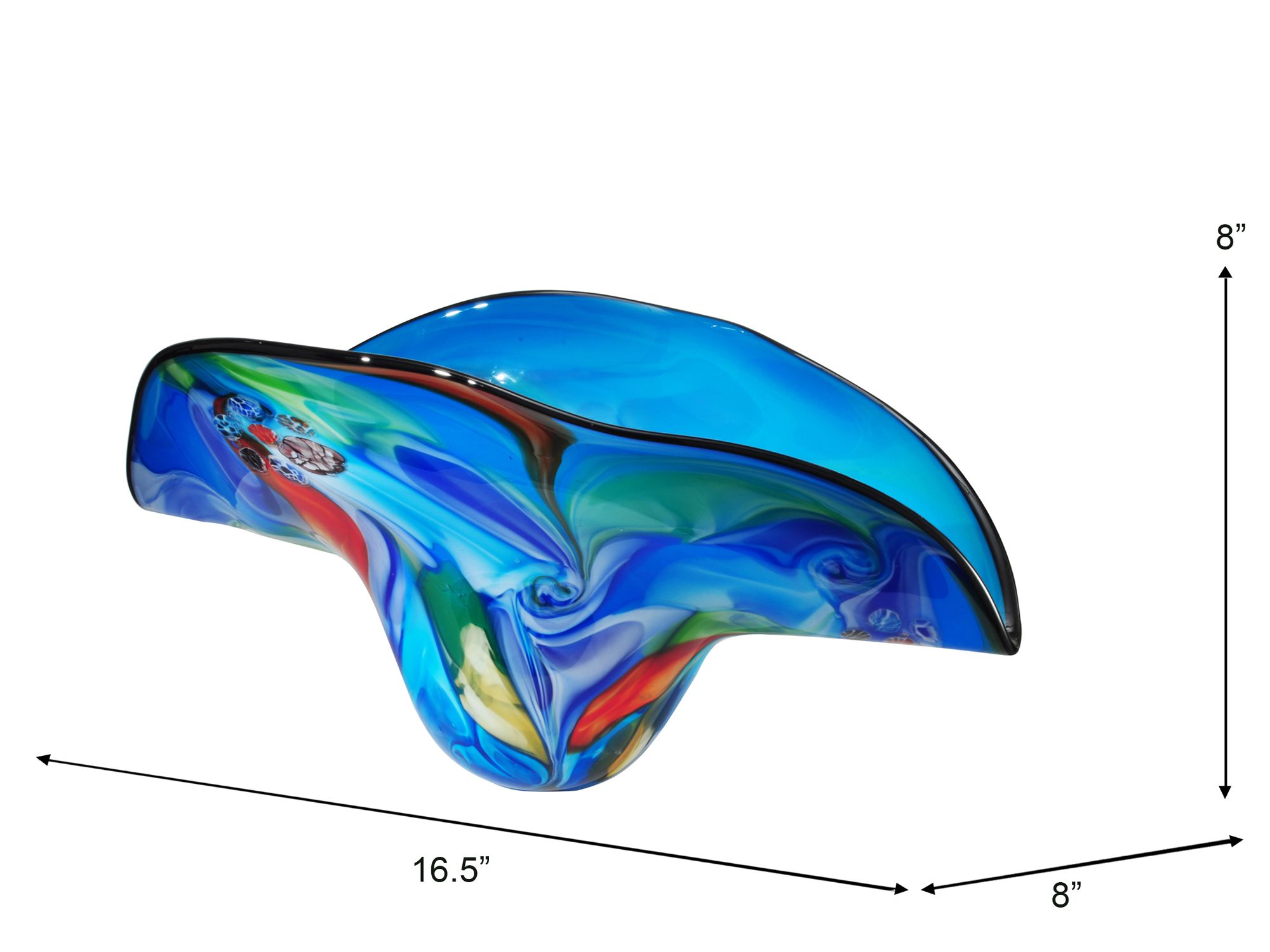 Image 3 Dale Tiffany 8" Tall Metamorphic Hand Bl more views