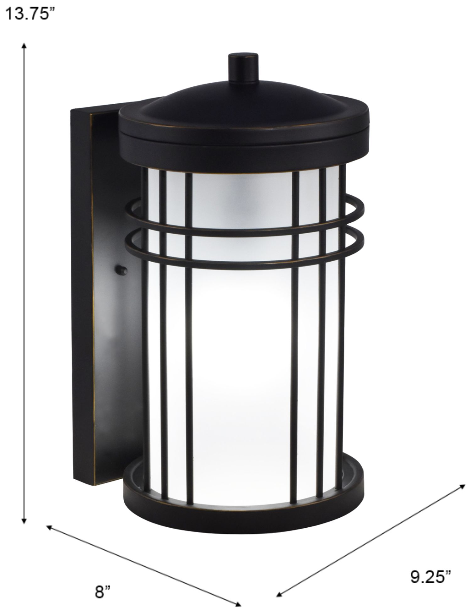 Image 3 Dale Tiffany 8" Wide Clarion Outdoor Wall Sconce more views