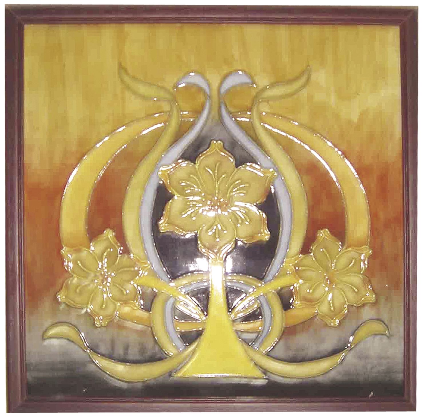 Image 2 Dale Tiffany 9.5" Pasque Flower Hand Pai