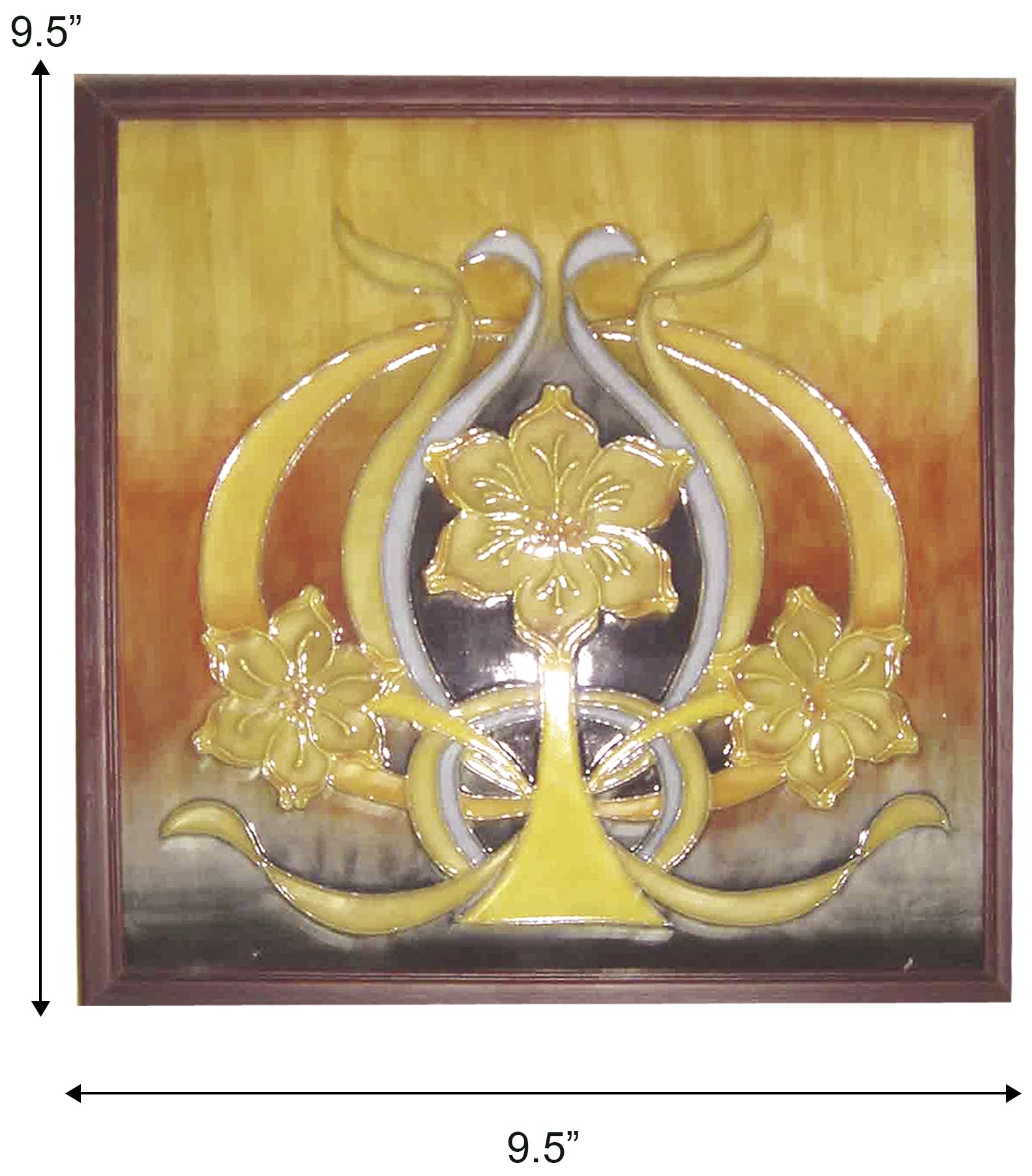 Image 3 Dale Tiffany 9.5" Pasque Flower Hand Pai more views