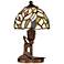 Dale Tiffany 9 1/2"H Lady Art Glass Accent Lamp