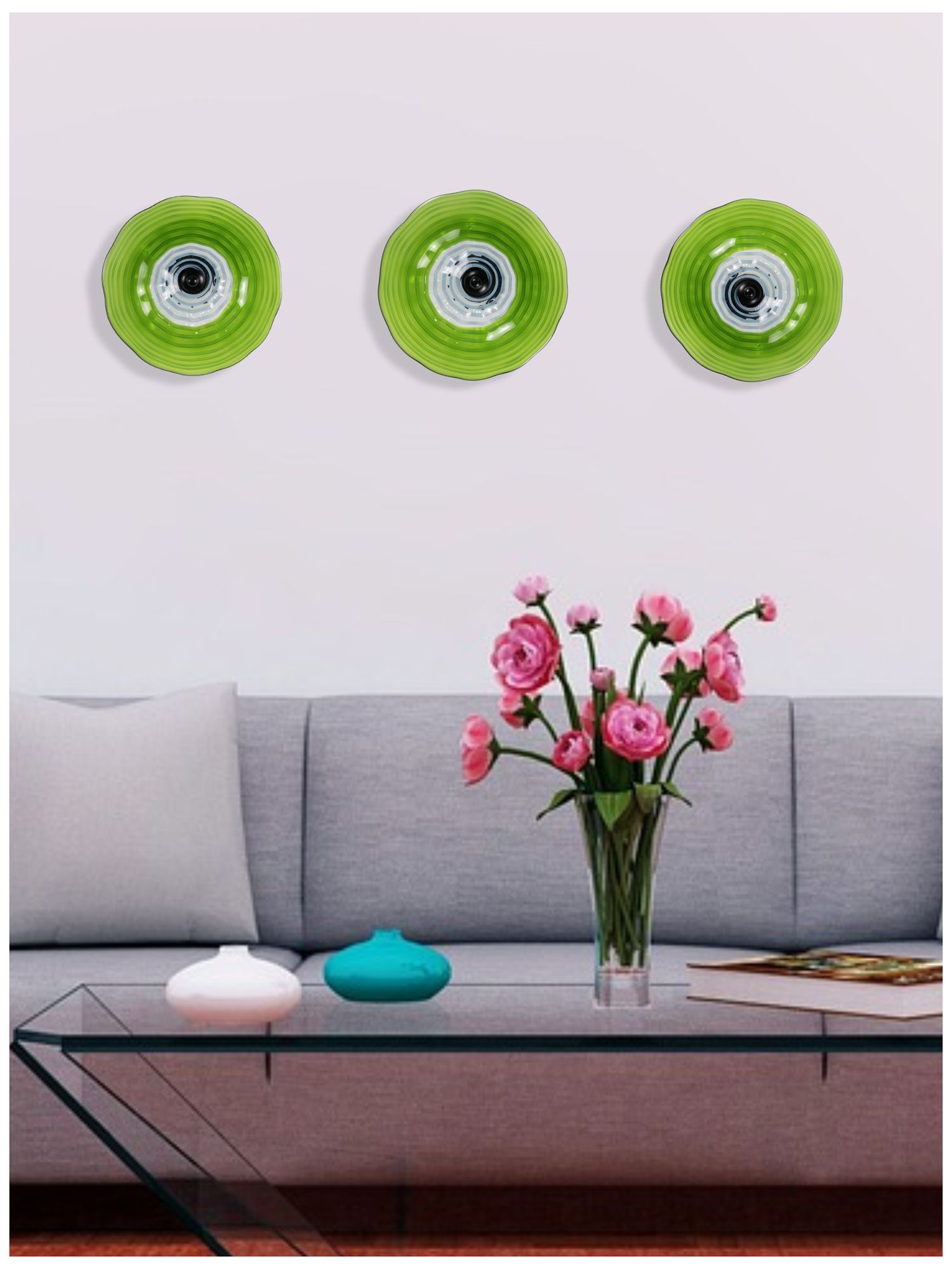 Image 2 Dale Tiffany 9" Pollena Hand Blown Art G more views