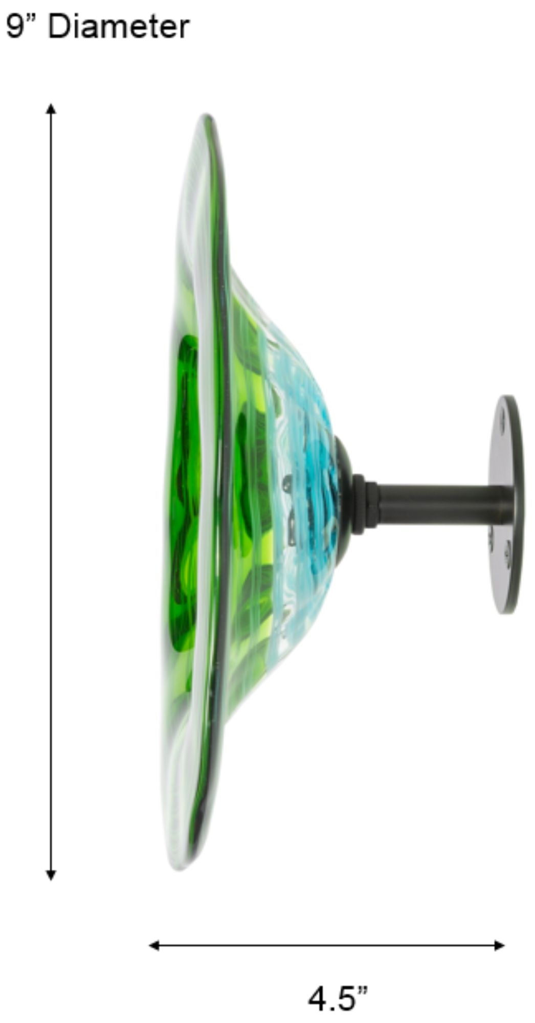 Image 3 Dale Tiffany 9" Pollena Hand Blown Art G more views