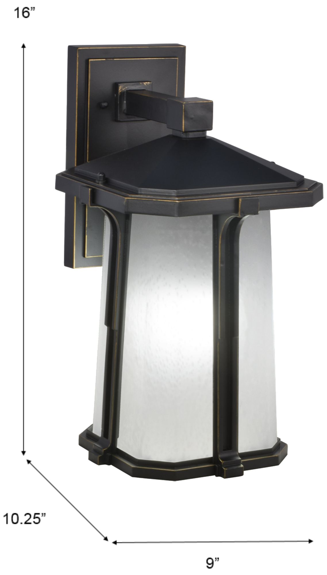 Image 3 Dale Tiffany 9" Wide Impressa Outdoor Wall Sconce more views