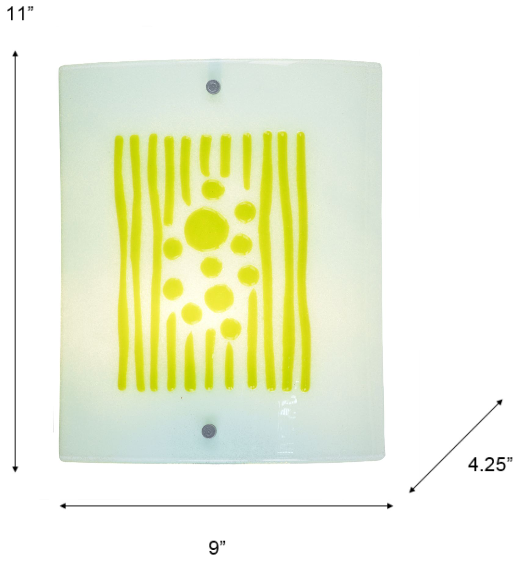 Image 3 Dale Tiffany 9" Wide Lennon Fused Glass Wall Sconce with Built-In LED Bulb more views