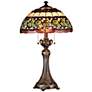 2_Dale Tiffany Aldridge 26" Bronze Finish Art Glass Table Lamp