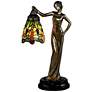 Dale Tiffany Arinna 16 1/2" Bronze Tiffany-Style Accent Table Lamp