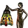 Dale Tiffany Arinna 16 1/2" Bronze Tiffany-Style Accent Table Lamp