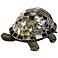 Dale Tiffany Blue Turtle 5" High Art Glass Accent Lamp