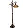 Dale Tiffany Briar Dragonfly Glass Downbridge Floor Lamp