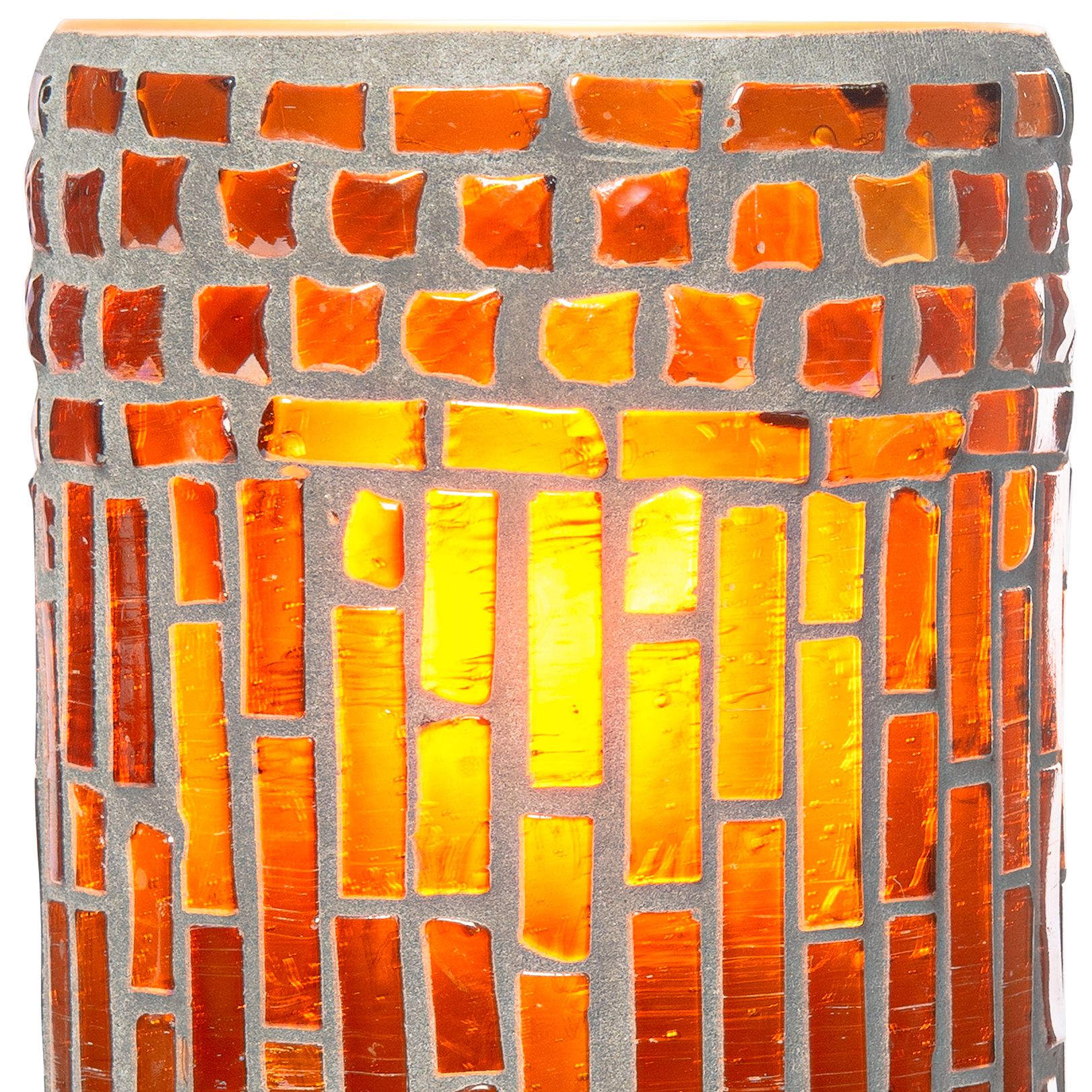 Image 3 Dale Tiffany Calico 6 3/4" High Mosaic Art Glass Accent Lamp more views
