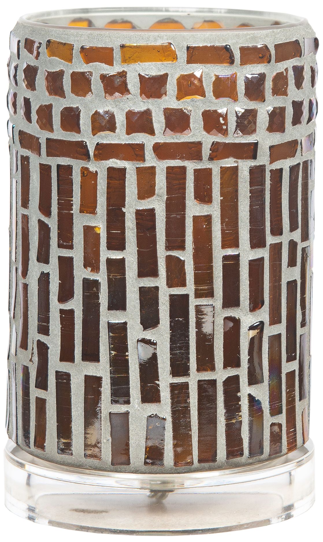 Image 4 Dale Tiffany Calico 6 3/4" High Mosaic Art Glass Accent Lamp more views