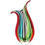 Dale Tiffany Cambay Multi-Color 16 1/2"H Art Glass Vase