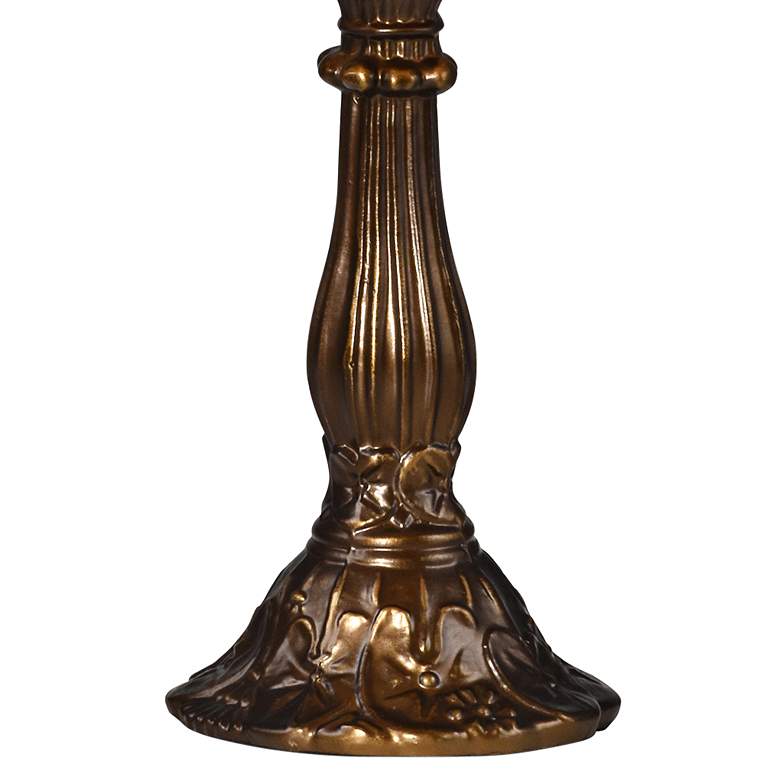 Image 3 Dale Tiffany Cape Reinga 15 inch High Bronze Tiffany-Style Accent Lamp more views