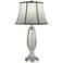 Dale Tiffany Claven Polished Chrome and Crystal Table Lamp