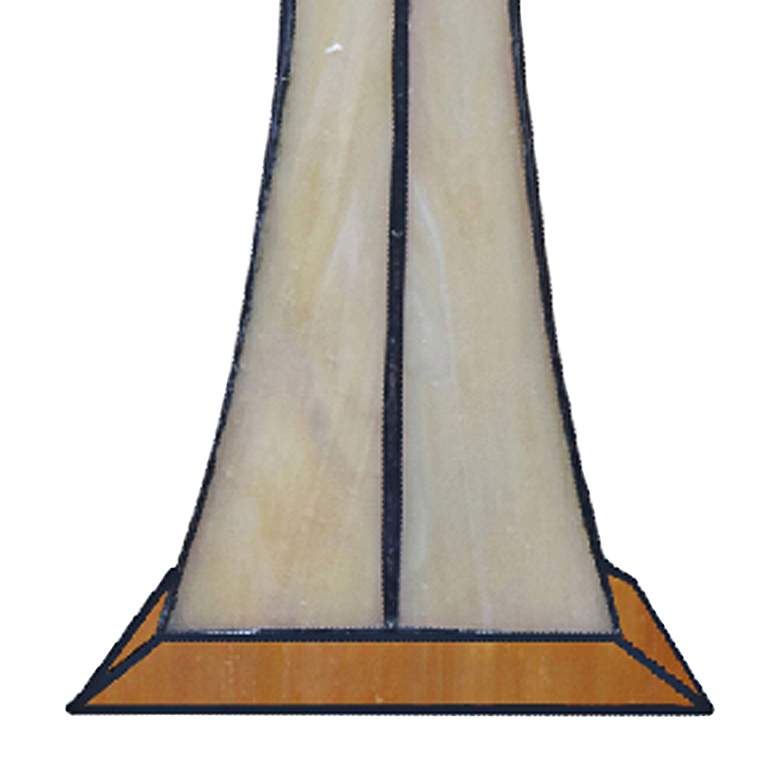 Image 3 Dale Tiffany Cross 9" High Amber Art Glass Tiffany-Style Accent Lamp more views