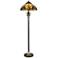 Dale Tiffany Danby 60" Pull Chain Tiffany-Style Glass Floor Lamp