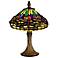 Dale Tiffany Dragonfly 11" High Brass Tiffany-Style Accent Lamp