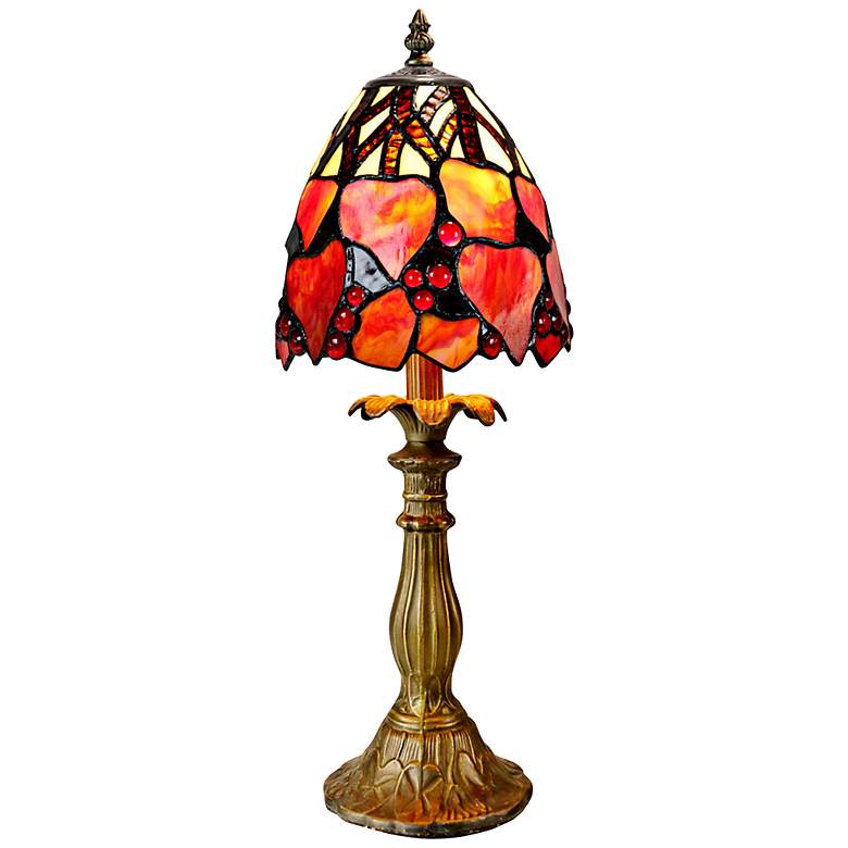 Image 3 Dale Tiffany Estelle 13"H Antique Bronze Accent Table Lamp