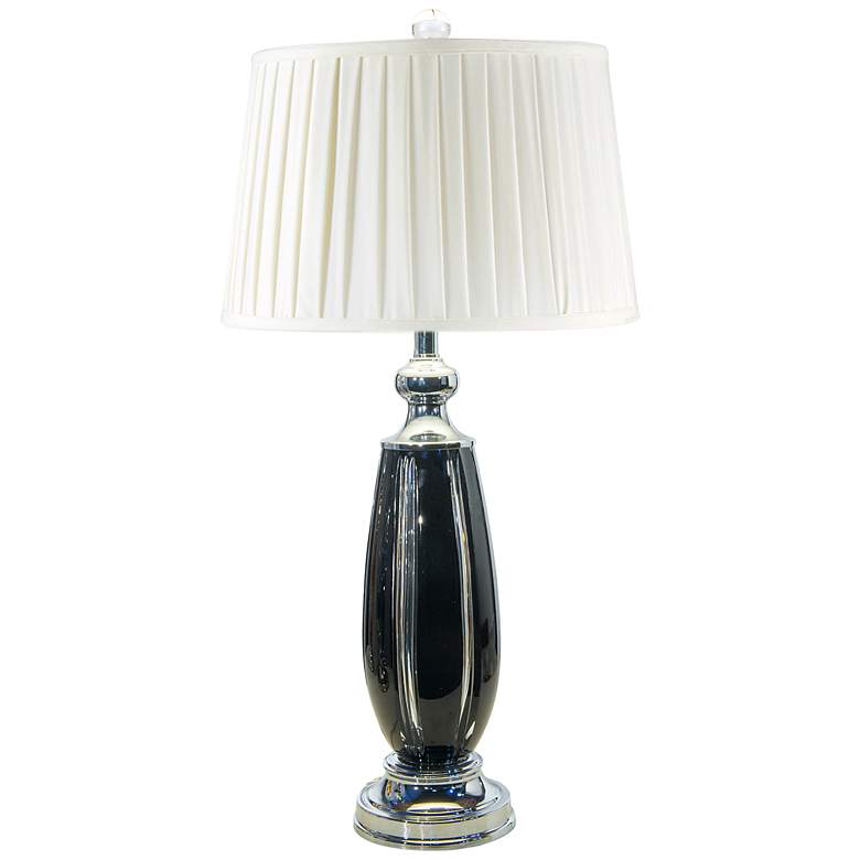 Image 2 Dale Tiffany Evelyn Blackline Crystal Table Lamp