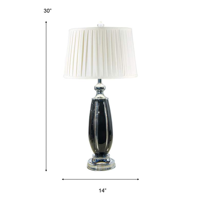 Image 5 Dale Tiffany Evelyn Blackline Crystal Table Lamp more views