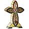 Dale Tiffany Flaura 12 1/2" High Art Glass Cross Accent Lamp