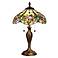 Dale Tiffany Floral Garden 23" High Art Glass Tiffany-Style Table Lamp