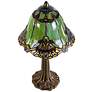 7_Dale Tiffany Haiawa 16"H Brass and Green Accent Table Lamp more views