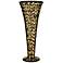 Dale Tiffany Herringbone Small Mosaic Art Glass Vase