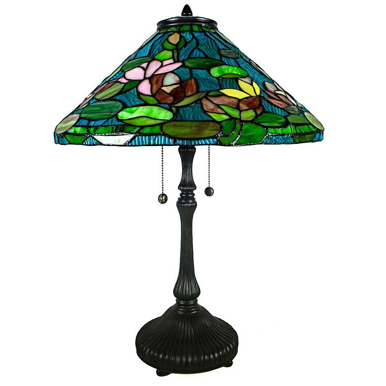 Image 5 Dale Tiffany Huntington Burnished Fieldstone Table Lamp more views